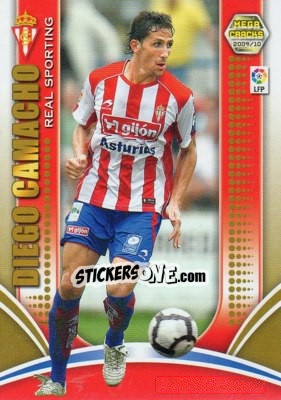 Sticker Diego Camacho - Liga BBVA 2009-2010. Megacracks n. 243 - Panini