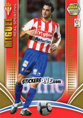 Figurina Miguel - Liga BBVA 2009-2010. Megacracks - Panini