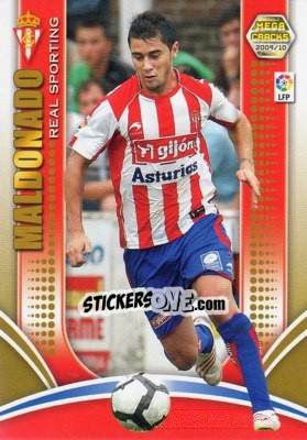 Sticker Maldonado - Liga BBVA 2009-2010. Megacracks - Panini