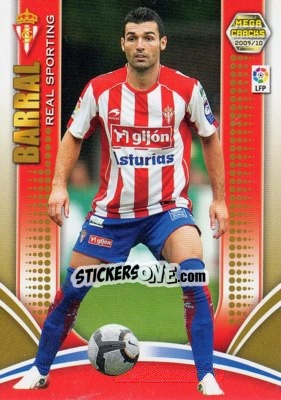 Sticker Barral - Liga BBVA 2009-2010. Megacracks - Panini