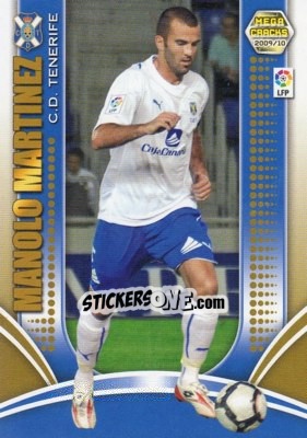 Cromo Manolo Martinez - Liga BBVA 2009-2010. Megacracks - Panini