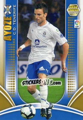 Sticker Ayoze - Liga BBVA 2009-2010. Megacracks n. 266 - Panini