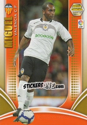 Cromo Miguel - Liga BBVA 2009-2010. Megacracks - Panini