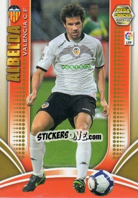 Sticker Albelda - Liga BBVA 2009-2010. Megacracks n. 279 - Panini