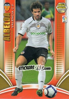 Figurina Albelda - Liga BBVA 2009-2010. Megacracks - Panini