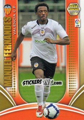 Sticker Manuel Fernandes - Liga BBVA 2009-2010. Megacracks n. 281 - Panini