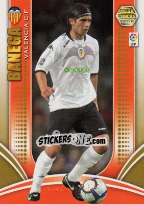 Figurina Banega - Liga BBVA 2009-2010. Megacracks - Panini