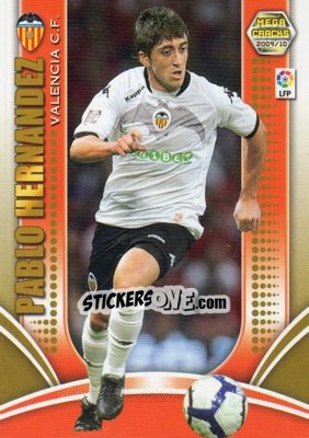 Sticker Pablo Hernandez - Liga BBVA 2009-2010. Megacracks n. 284 - Panini