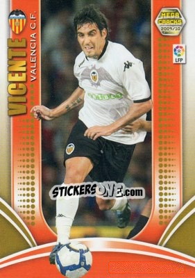 Cromo Vicente - Liga BBVA 2009-2010. Megacracks - Panini