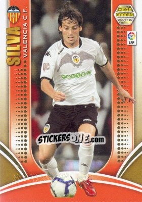 Sticker Silva - Liga BBVA 2009-2010. Megacracks - Panini