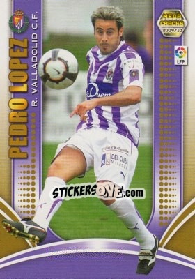 Cromo Pedro Lopez - Liga BBVA 2009-2010. Megacracks - Panini