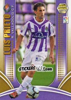 Sticker Luis Prieto - Liga BBVA 2009-2010. Megacracks - Panini