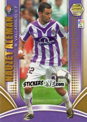 Sticker Nauzet Aleman - Liga BBVA 2009-2010. Megacracks - Panini