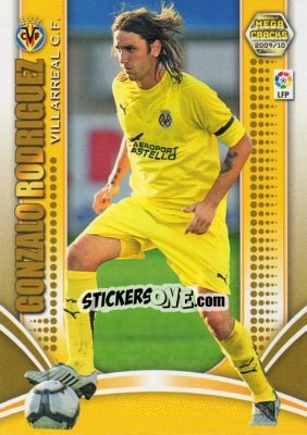 Figurina Gonzalo Rodriguez - Liga BBVA 2009-2010. Megacracks n. 311 - Panini