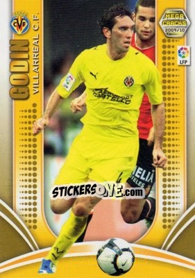 Sticker Godin - Liga BBVA 2009-2010. Megacracks n. 312 - Panini