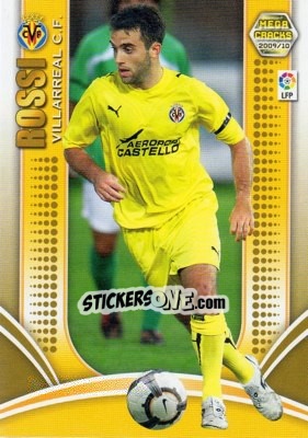 Sticker Giuseppe Rossi - Liga BBVA 2009-2010. Megacracks - Panini