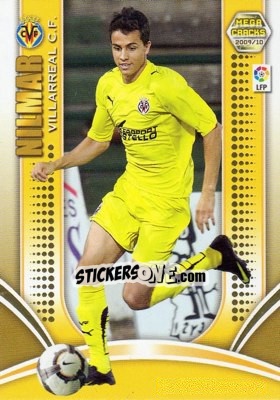 Sticker Nilmar - Liga BBVA 2009-2010. Megacracks n. 323 - Panini