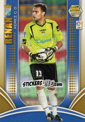 Figurina Renan - Liga BBVA 2009-2010. Megacracks - Panini