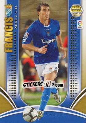 Sticker Francis - Liga BBVA 2009-2010. Megacracks n. 327 - Panini