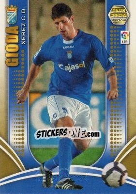 Sticker Gioda - Liga BBVA 2009-2010. Megacracks n. 328 - Panini