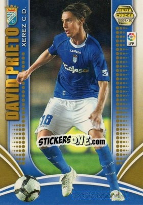 Sticker David Prieto - Liga BBVA 2009-2010. Megacracks n. 330 - Panini