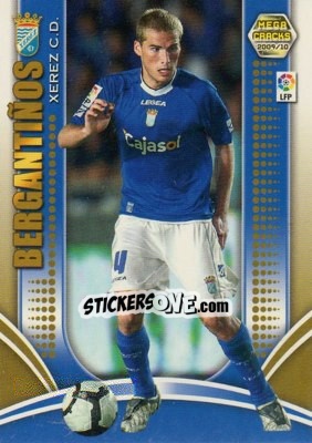 Figurina Bergantinos - Liga BBVA 2009-2010. Megacracks - Panini