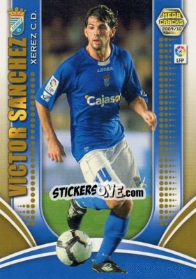 Sticker Victor Sanchez - Liga BBVA 2009-2010. Megacracks n. 335 - Panini