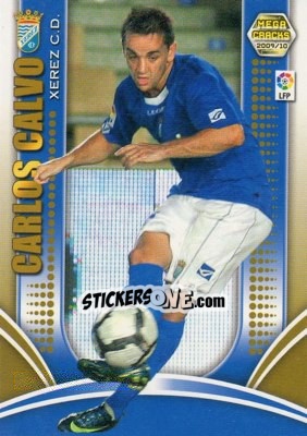Sticker Carlos Calvo - Liga BBVA 2009-2010. Megacracks n. 337 - Panini