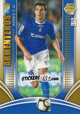 Sticker Armenteros - Liga BBVA 2009-2010. Megacracks - Panini