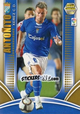 Sticker Antonito - Liga BBVA 2009-2010. Megacracks n. 340 - Panini