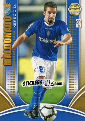 Sticker Maldonado - Liga BBVA 2009-2010. Megacracks n. 341 - Panini