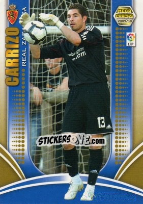 Sticker Carrizo - Liga BBVA 2009-2010. Megacracks - Panini