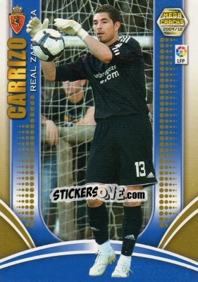 Sticker Carrizo - Liga BBVA 2009-2010. Megacracks n. 344 - Panini