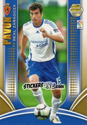 Sticker Pavon - Liga BBVA 2009-2010. Megacracks - Panini