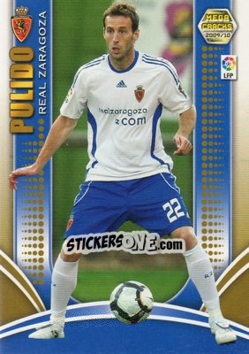 Cromo Pulido - Liga BBVA 2009-2010. Megacracks n. 349 - Panini