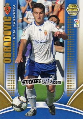 Sticker Obradovic - Liga BBVA 2009-2010. Megacracks - Panini