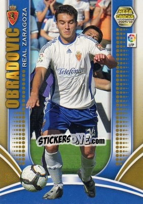 Figurina Obradovic - Liga BBVA 2009-2010. Megacracks - Panini