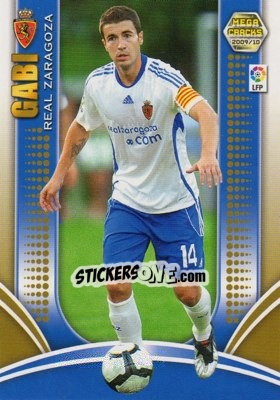 Figurina Gabi - Liga BBVA 2009-2010. Megacracks - Panini