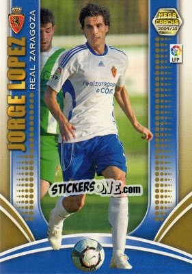Sticker Jorge Lopez - Liga BBVA 2009-2010. Megacracks - Panini