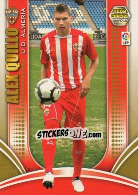Sticker Alex Quillo - Liga BBVA 2009-2010. Megacracks - Panini