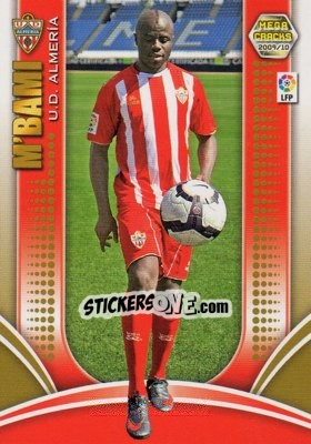 Cromo M'Bami - Liga BBVA 2009-2010. Megacracks - Panini