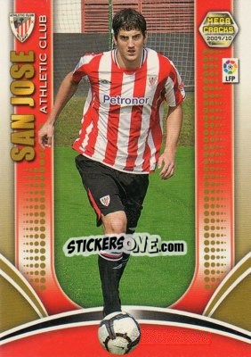 Sticker San Jose - Liga BBVA 2009-2010. Megacracks - Panini