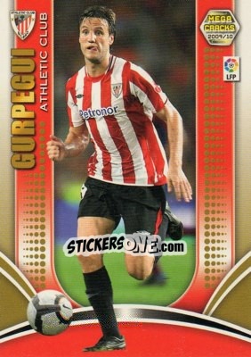 Sticker Gurpegui - Liga BBVA 2009-2010. Megacracks - Panini