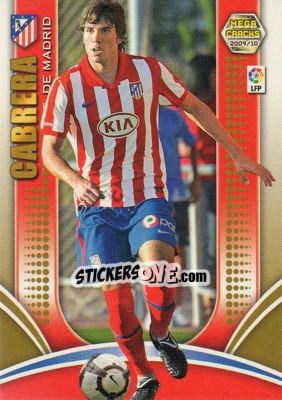 Cromo Cabrera - Liga BBVA 2009-2010. Megacracks - Panini