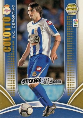 Figurina Colotto - Liga BBVA 2009-2010. Megacracks - Panini