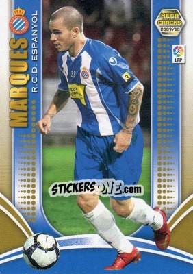 Figurina Marques - Liga BBVA 2009-2010. Megacracks n. 371 - Panini
