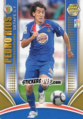 Sticker Pedro Rios - Liga BBVA 2009-2010. Megacracks - Panini