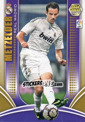 Sticker Metzelder - Liga BBVA 2009-2010. Megacracks - Panini
