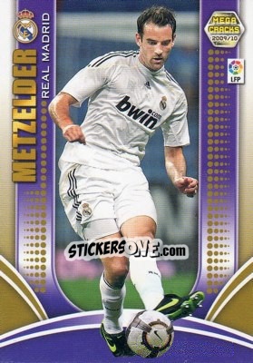 Sticker Metzelder - Liga BBVA 2009-2010. Megacracks n. 374 - Panini