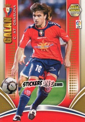 Sticker Galan - Liga BBVA 2009-2010. Megacracks n. 380 - Panini